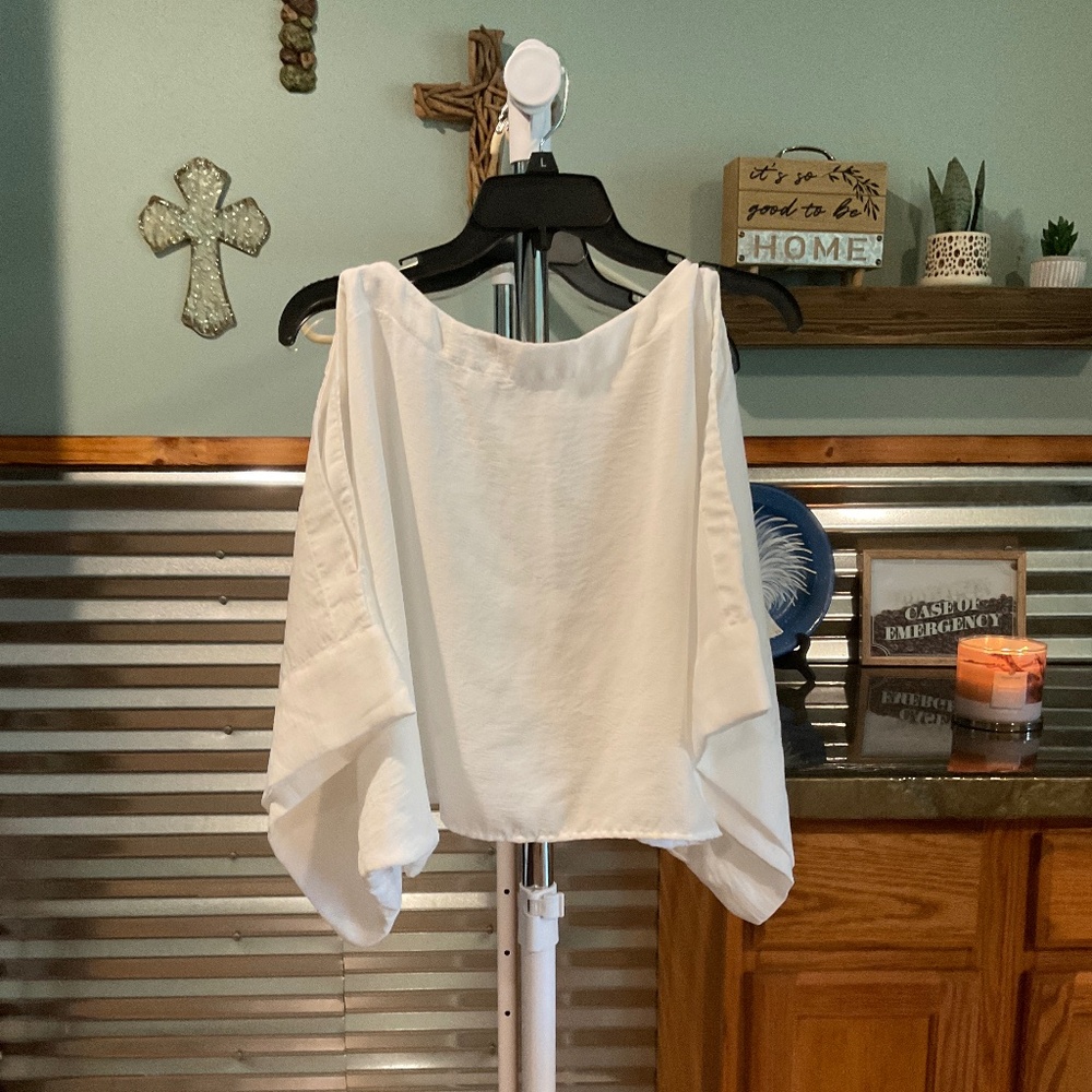 White Linen Blouse
